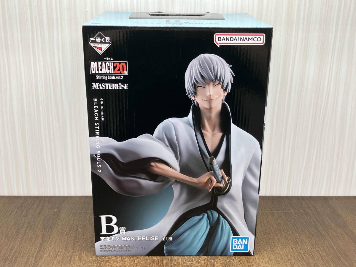 未開封品 B賞 市丸ギン MASTERLISE 一番くじ BLEACH Stirring Souls vol.2 BLEACH拍卖