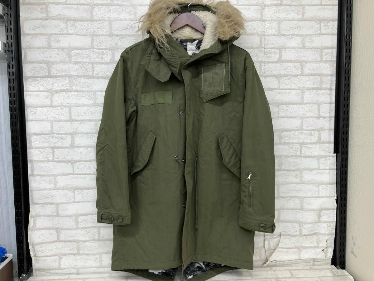 SOPH. SOPH-156116 ソフ モッズコート カーキ メンズ フリーサイズ ファー拍卖