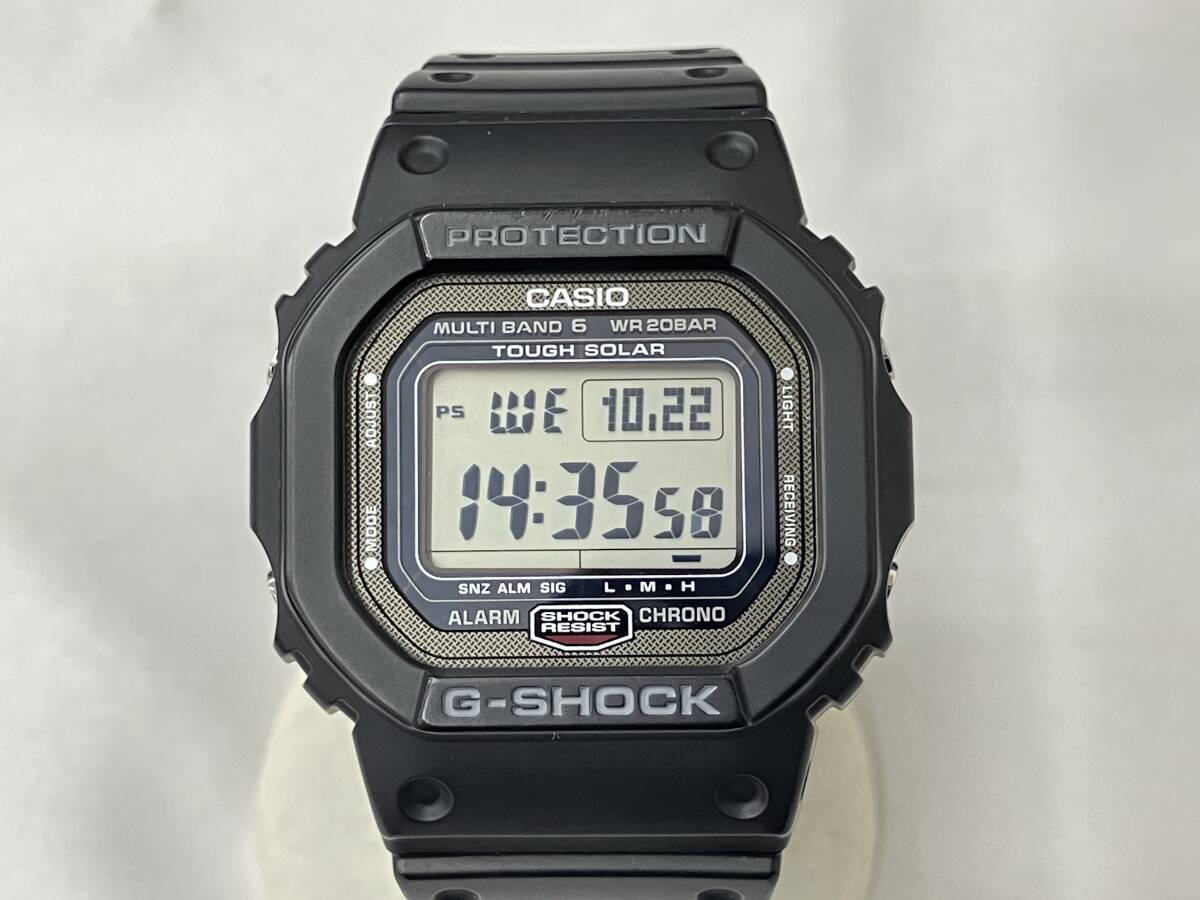 CASIO G-SHOCK GW-5000-1JF カシオ ジーショック 電波ソーラー 箱説明書付 ブラック メンズ腕時計 デジタル拍卖