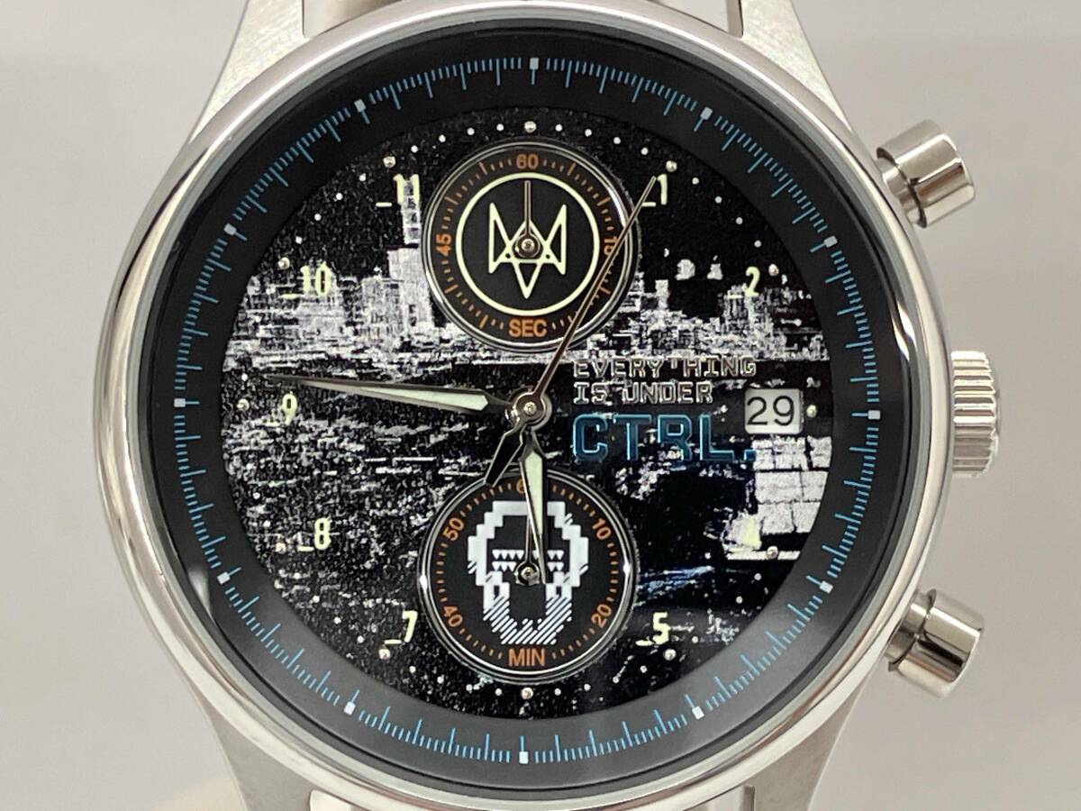 SuperGroupies クォーツ エイデン・ピアース モデル 腕時計 ウォッチドッグス クロノグラフ スーパーグルーピース拍卖