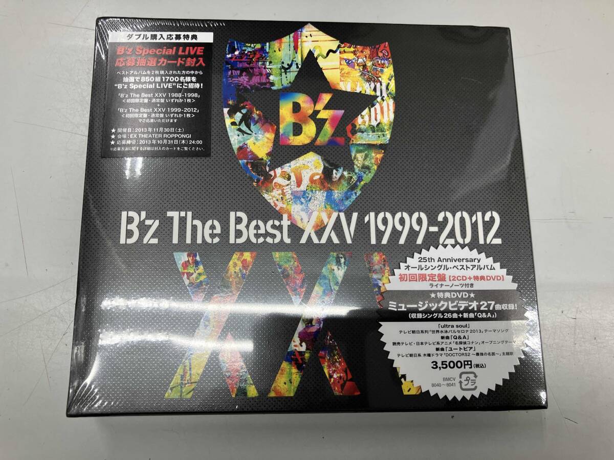 【未開封】B'z CD B'z The Best XXV 1999-2012(初回限定盤)(2CD)(DVD付)【管B】拍卖