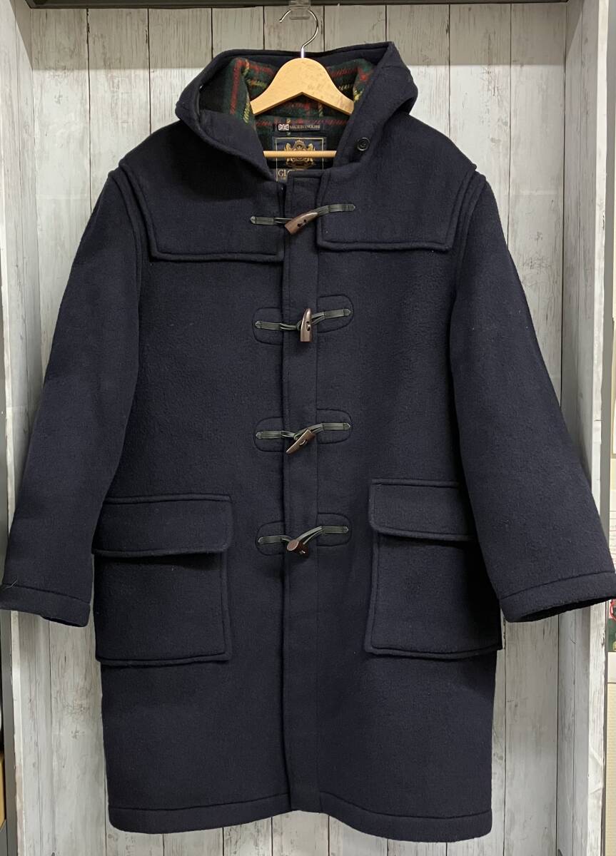 Gloverall グローバーオール ダッフルコート 表記サイズ EUR54 USA44 ネイビーmade in ENGLAND 英国拍卖