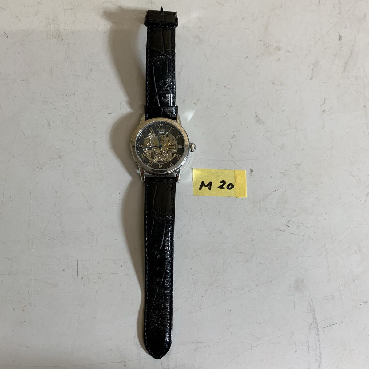 オレオール クラシック 腕時計 AUREOLE スケルトンウォッチ 稼働品 SW-470M 拍卖