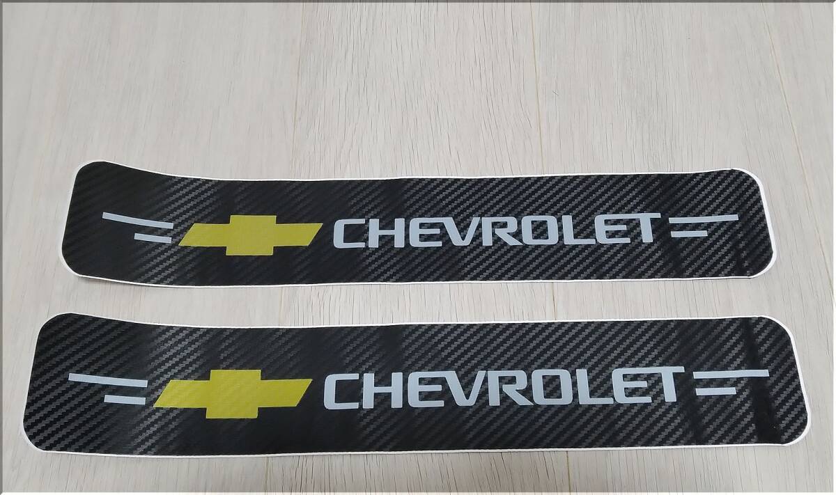 新品★CHEVROLET(シボレー)★ドアシルステッカー2枚セット★40×7cm拍卖