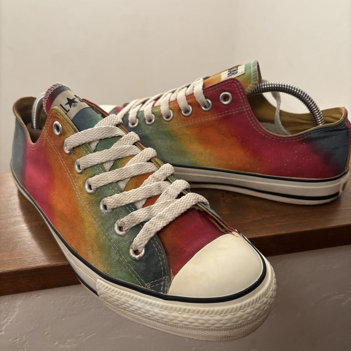 レア CONVERSE ALL STAR 日本製 タイダイ9 27.5cm ラメ拍卖