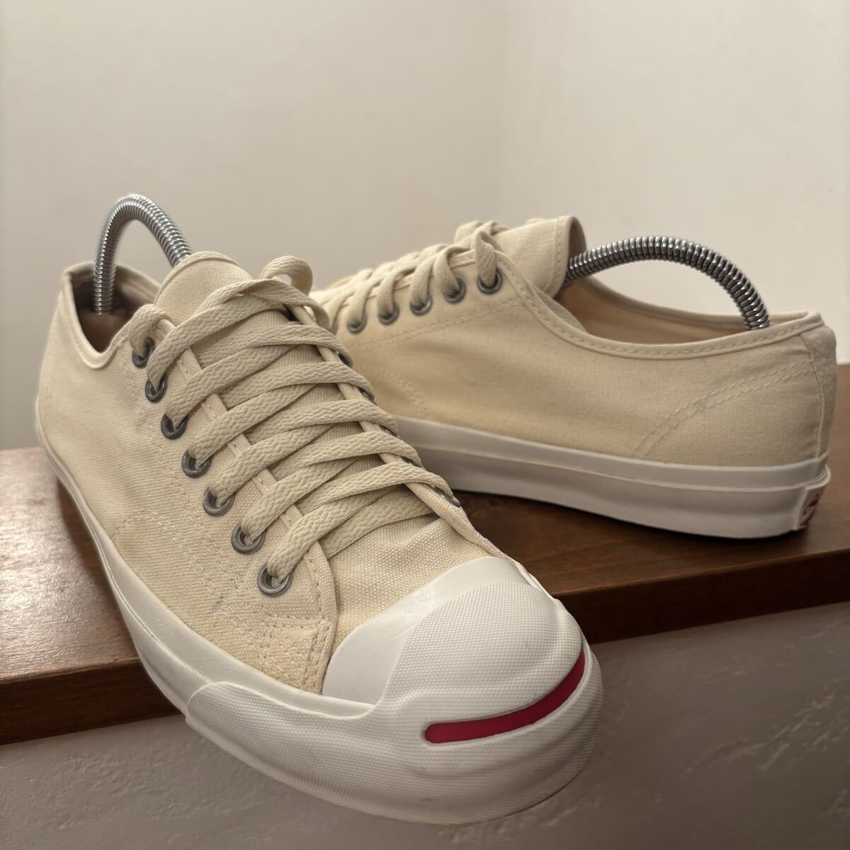 CONVERSE ジャックパーセル カラーズ 赤ヒゲ キャンバス 26.5cm拍卖