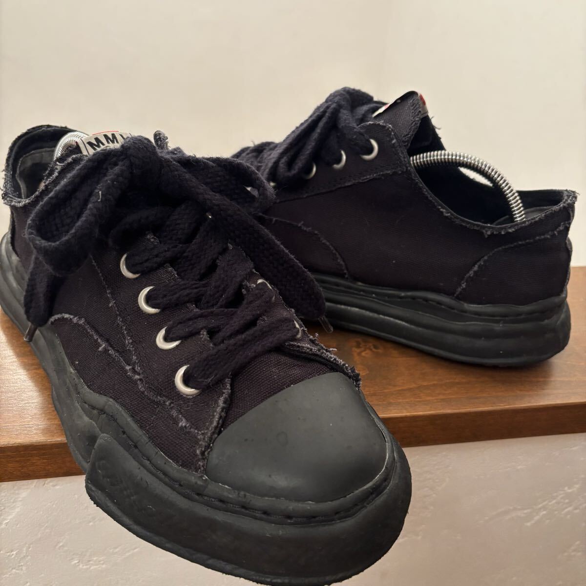 メゾンミハラヤスヒロ PETERSON ピーターソン ブラック サイズ43拍卖