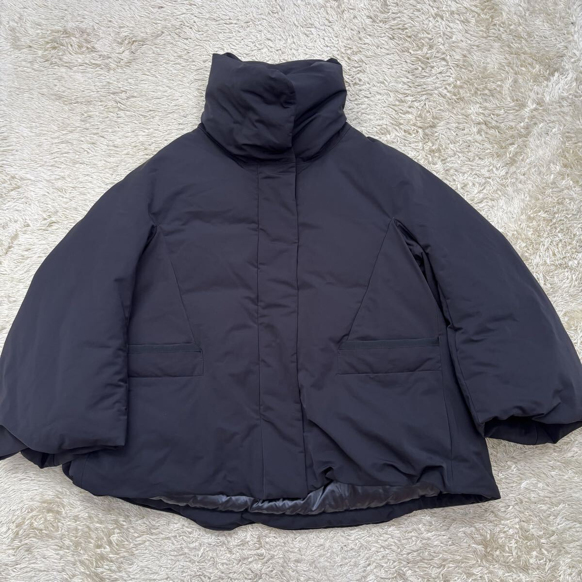 UNIQLO +J ダウンジャケット ジルサンダー ハイブリッド 黒 名作コラボ拍卖