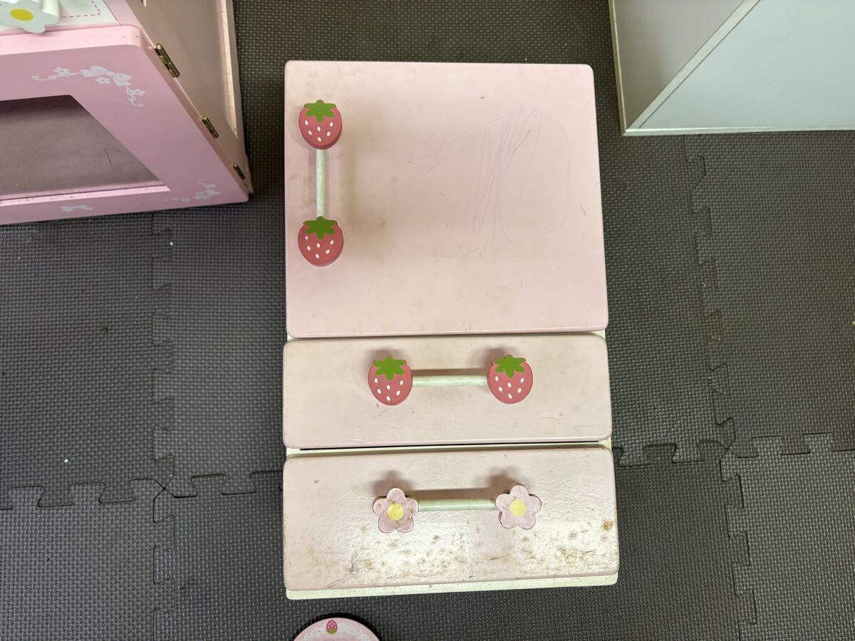 野いちごのおままごと チルド冷蔵庫 木製 拍卖