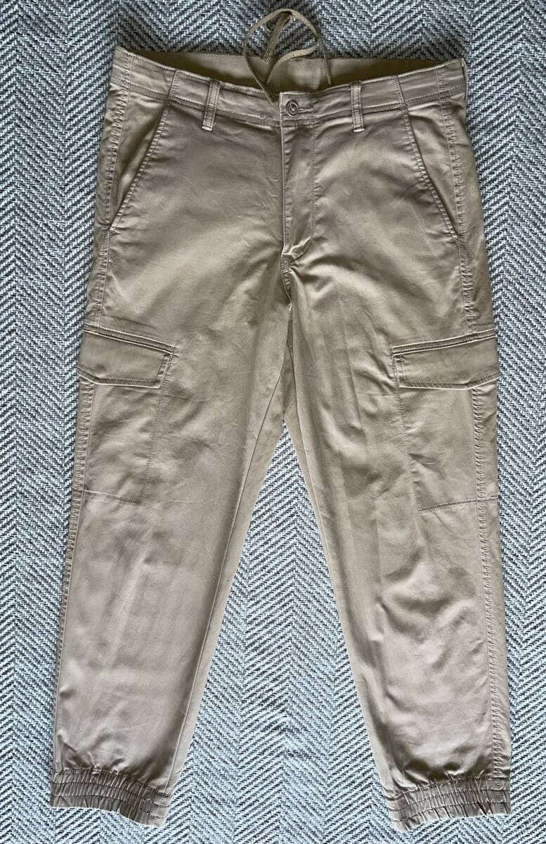【Used】ユニクロ UNIQLO ワークパンツ、カーゴパンツ サイズM ベージュ拍卖