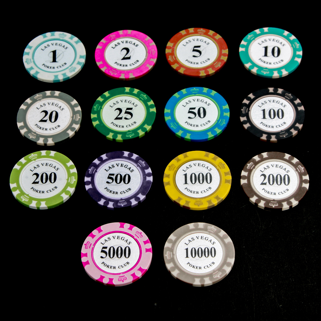 ポーカーチップ&ゴルフマーカー 14枚セット クレイ 鉄片入り(中側)チップ マーカー(ゴルフ用品) 新品 未使用品拍卖