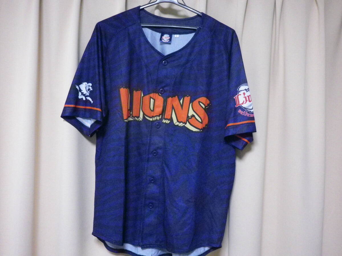 【使用品】 西武ライオンズ 企画ユニホーム Lサイズ オマケ付 拍卖