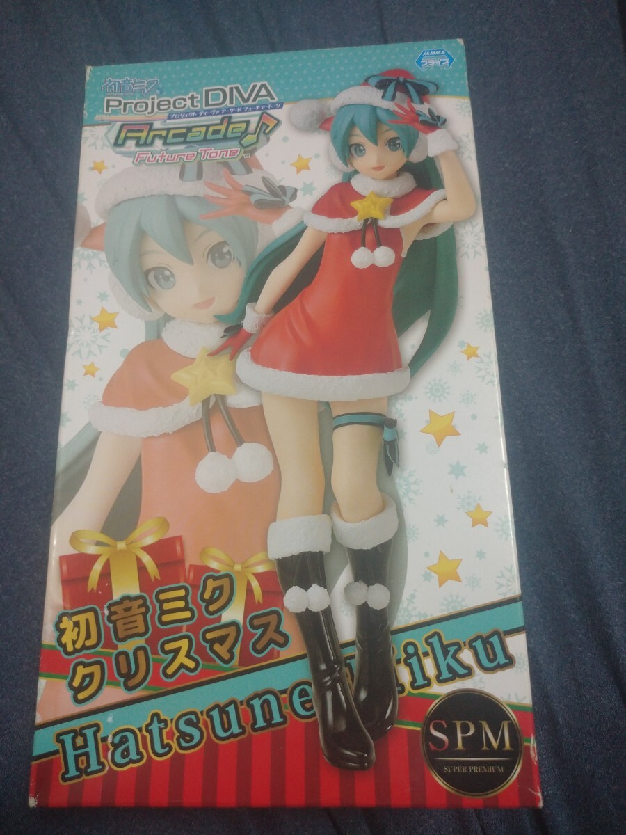 【新品・未開封】初音ミク ProjectDIVA Arcade♪ スーパープレミアムフィギュア 初音ミク クリスマス 拍卖