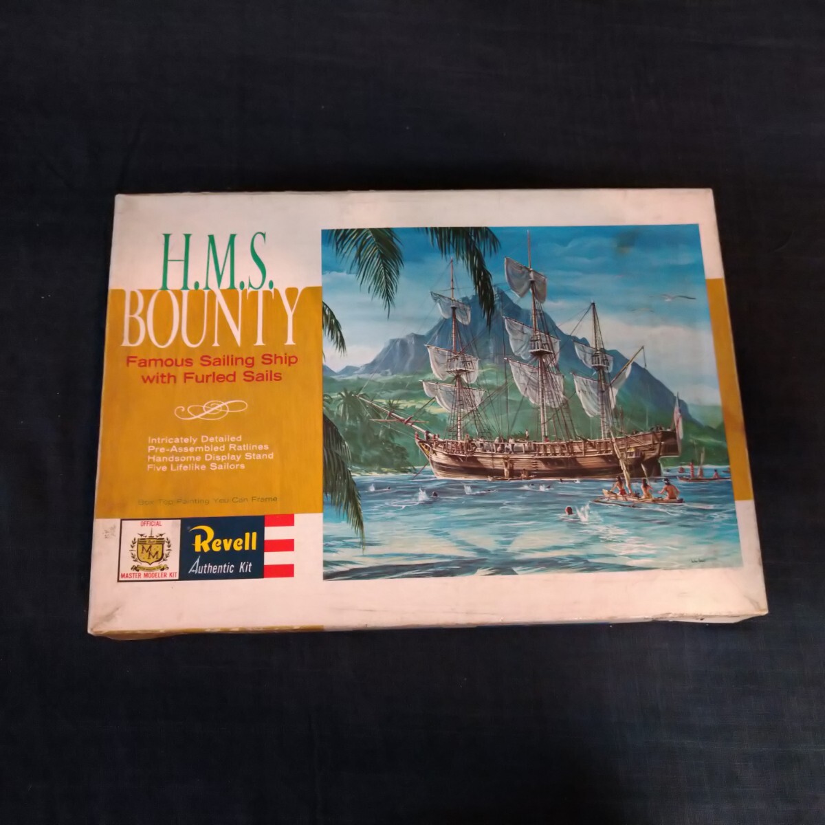 (TA)ジャンク品【A-755】1/ 110 Revell 英国軍艦バウンティ号 プラモデル 未組立拍卖