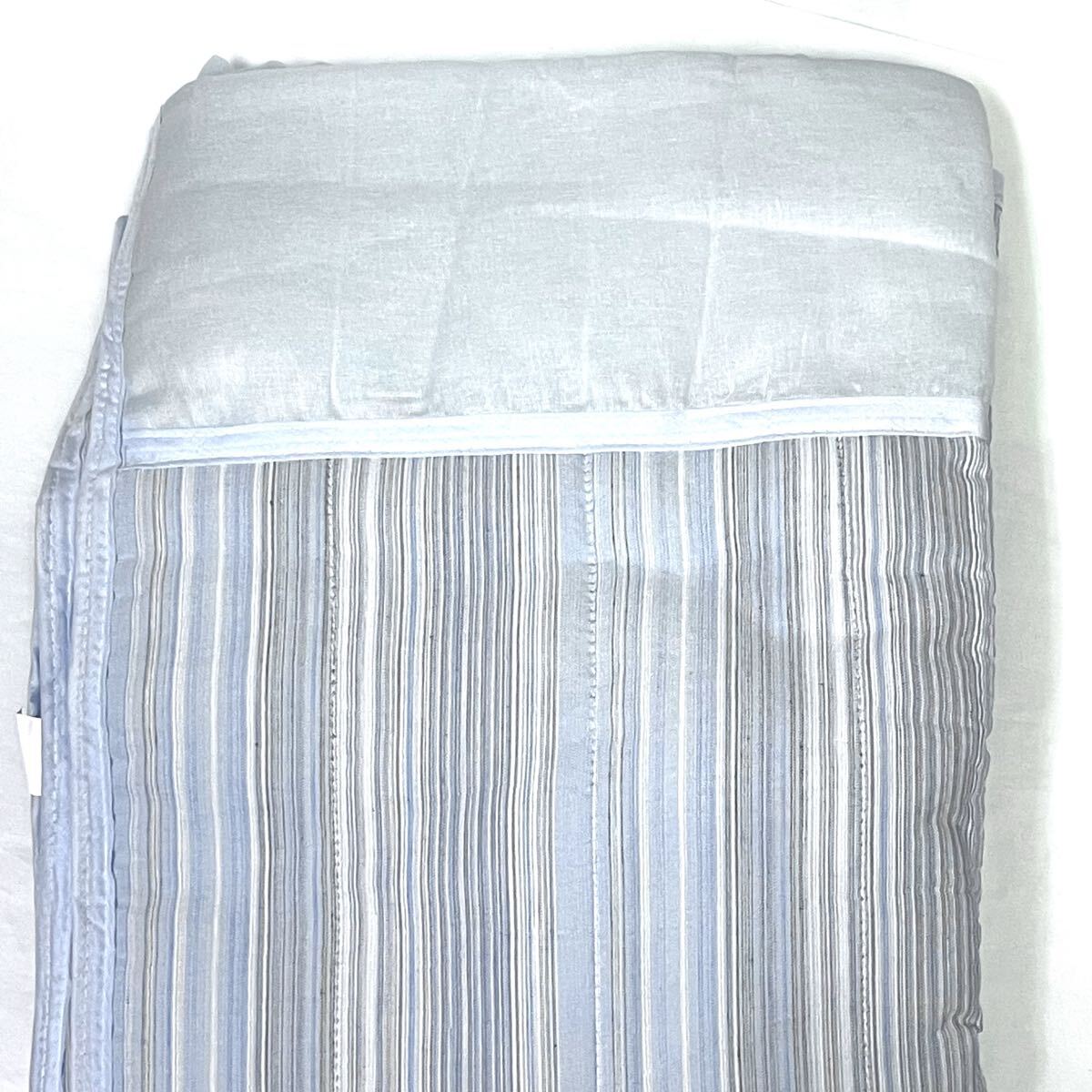 肌掛けふとん ガマカ工業 シングル ガーゼ ブルー k2510262拍卖