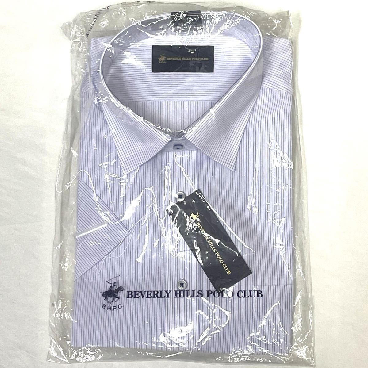 ワイシャツ BEVERLY HILLS POLO CLUB 3L 半袖 ストライプ Yシャツ k2510263拍卖