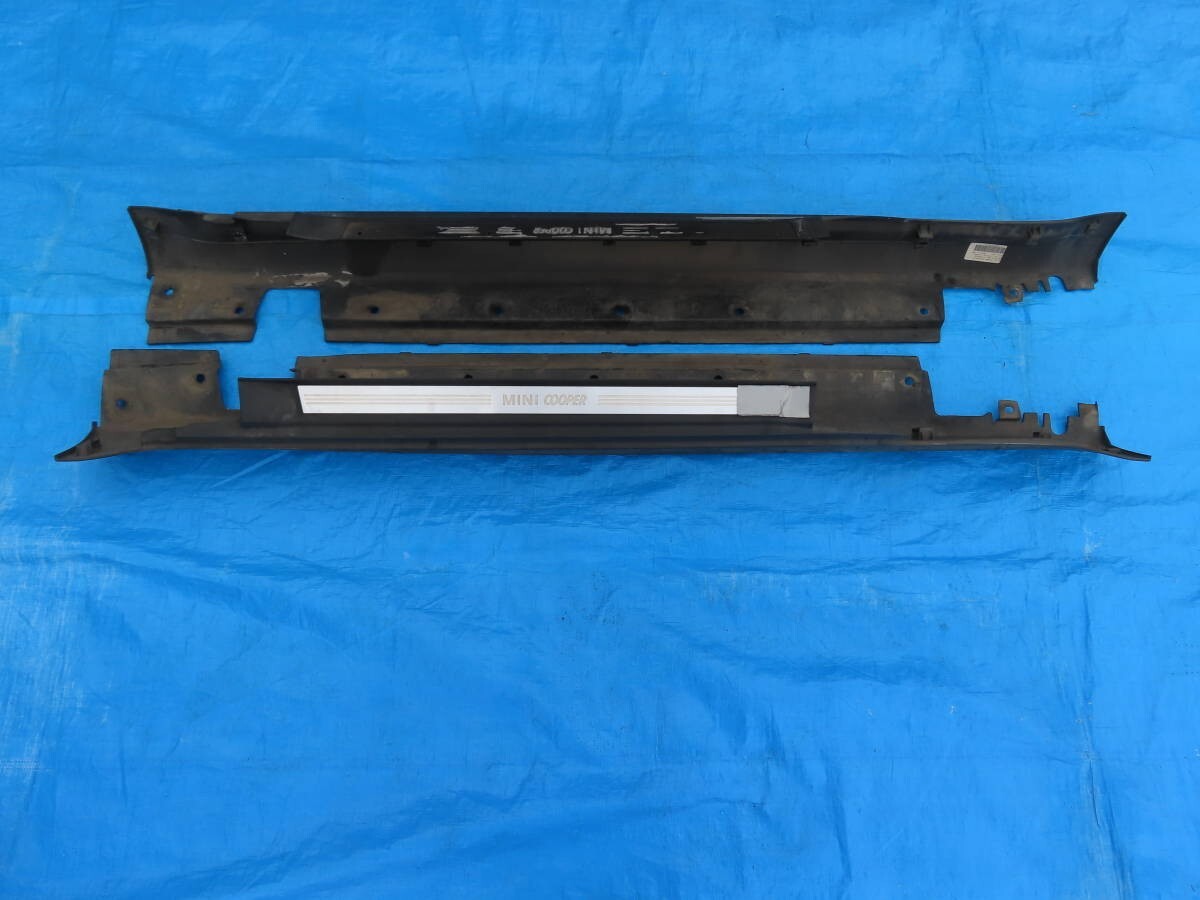 MINI ミニクーパー MF16 純正サイドスポイラー/左右セット/サイドシルガーニッシュ ※片方ロゴ欠品拍卖