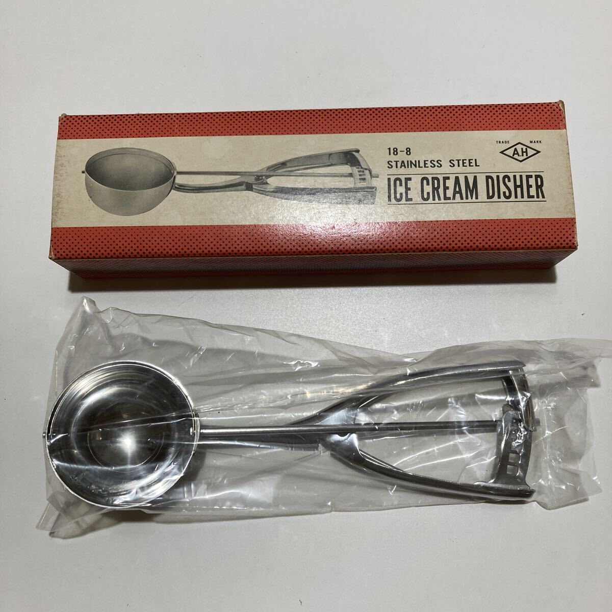 アイスクリームディッシャー 18-8 ステンレス製拍卖
