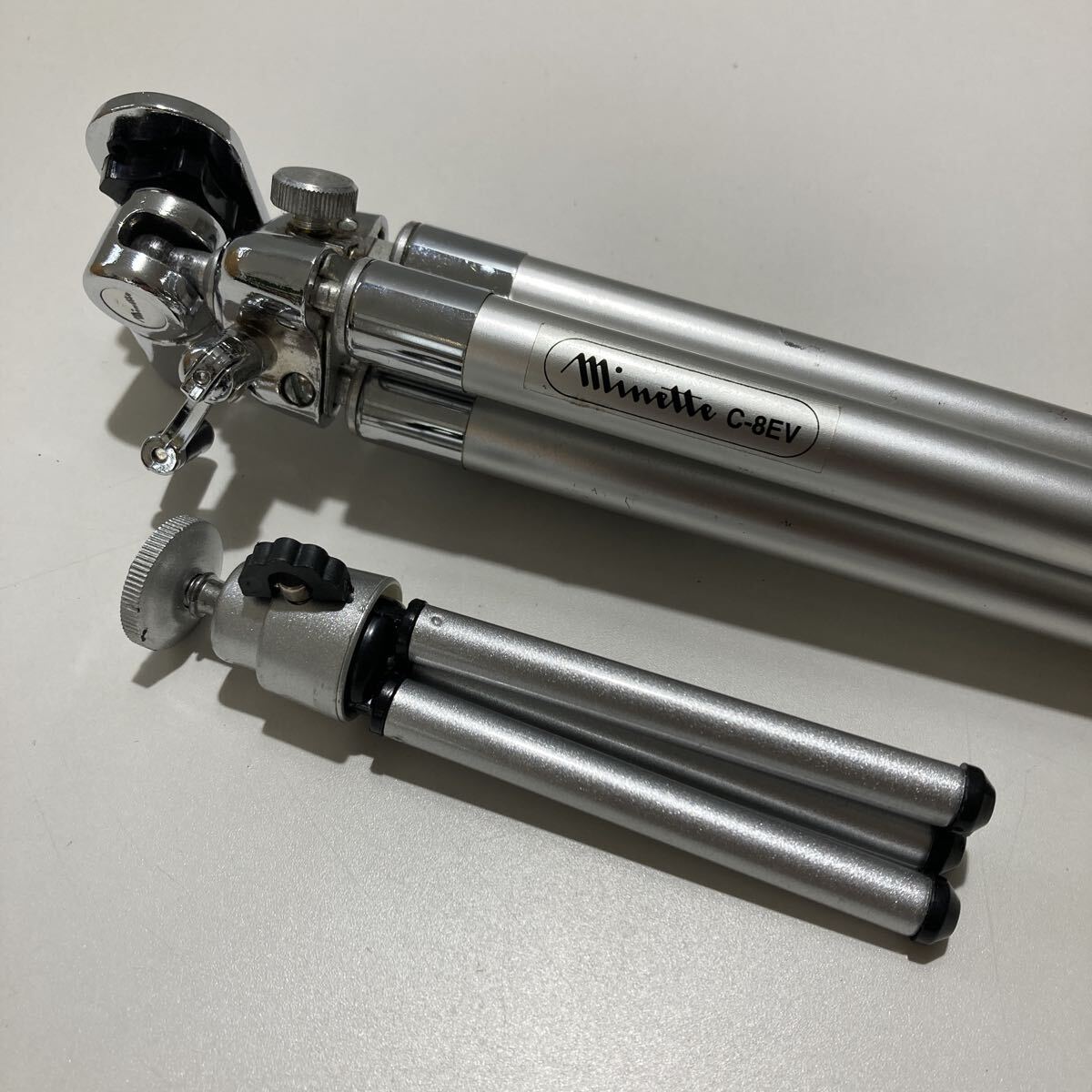 三脚 2本セット Minette C-8EV カメラ ミニ三脚拍卖