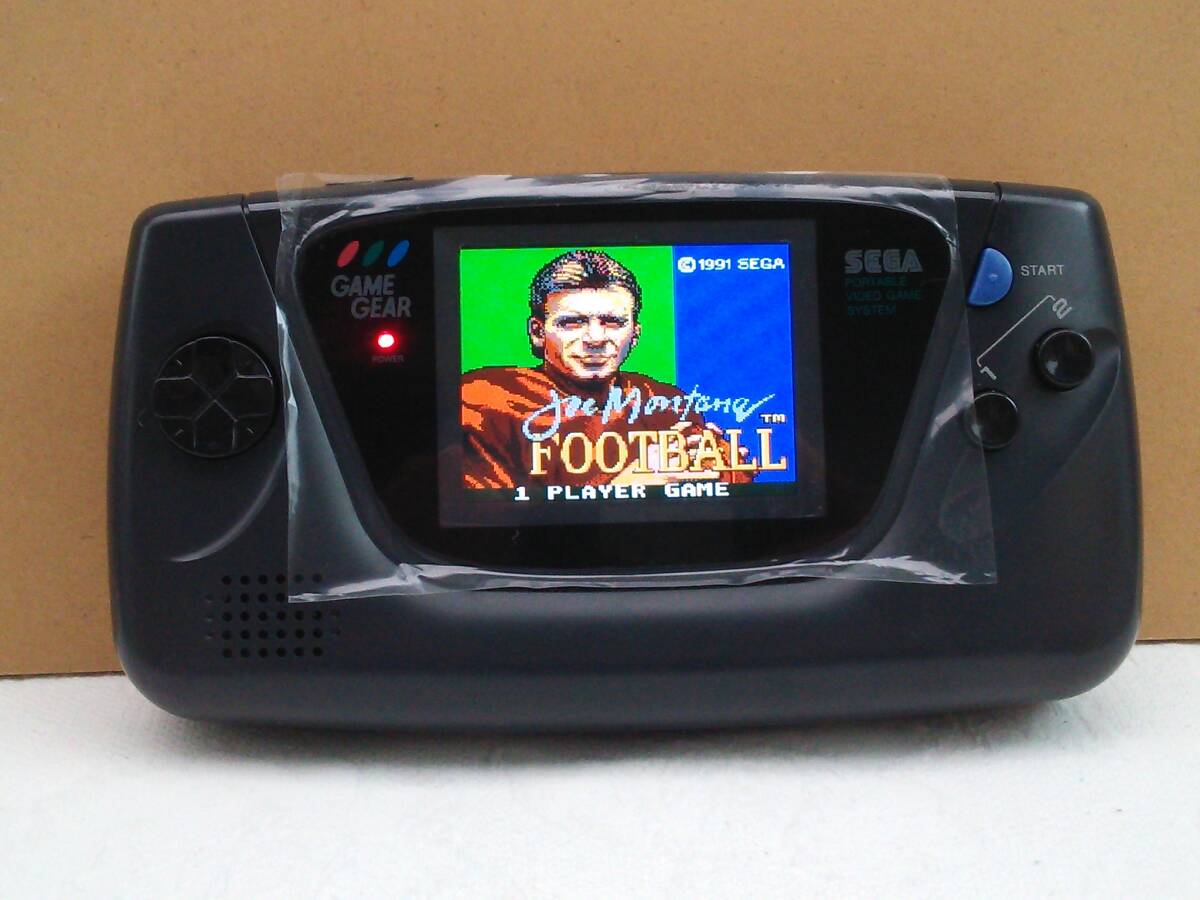 (管ZGG103)ゲームギア本体(IPS液晶化、USB TYPE-C給電化、本体コンデンサ交換済)+ソフト2本拍卖