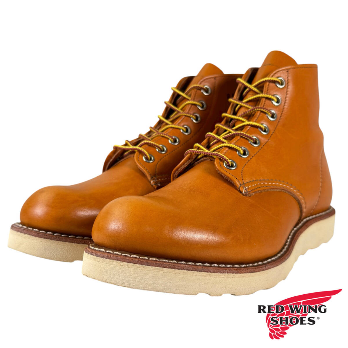 ★廃盤 レア★美品★復刻刺繍犬タグ★9871★7.5D★12年★ゴールドラセット★レッドウィング★      ★セコイア 8166 9875 9853 9877★拍卖