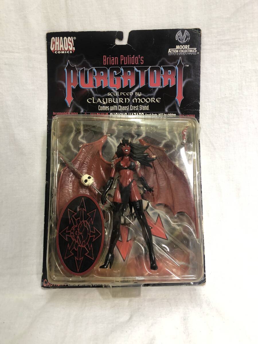 未開封 Chaos comics ●Brian Pulido's Purgatori Moore ブライアン プリード フィギュア● 拍卖