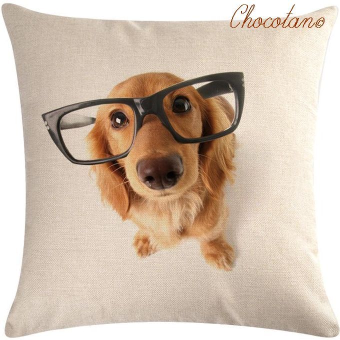 【送料無料】ダックスフンド a67 クッションカバー 45x45【新品】拍卖