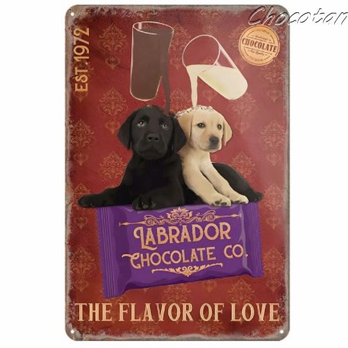 【送料無料】イエロー ブラック ラブラドールレトリバー ⑤ サインプレート【新品】拍卖