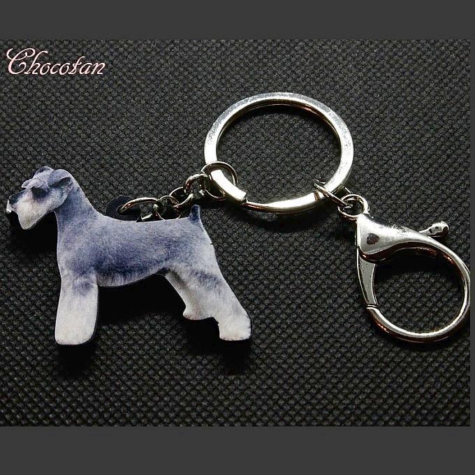 【送料無料】シュナウザー②アクリル キーリング【新品】拍卖