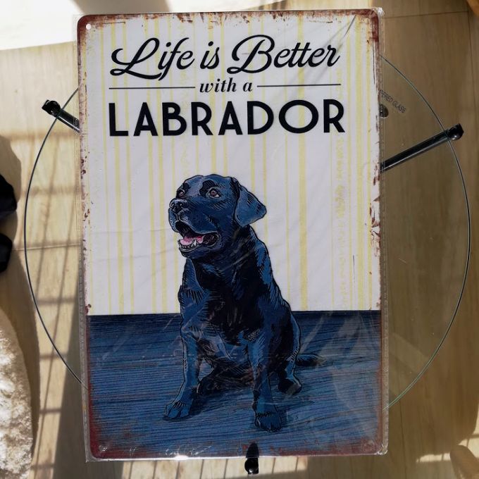 【送料無料】ラブラドール レトリバー ④ メタルサインプレート メタル看板【新品】拍卖