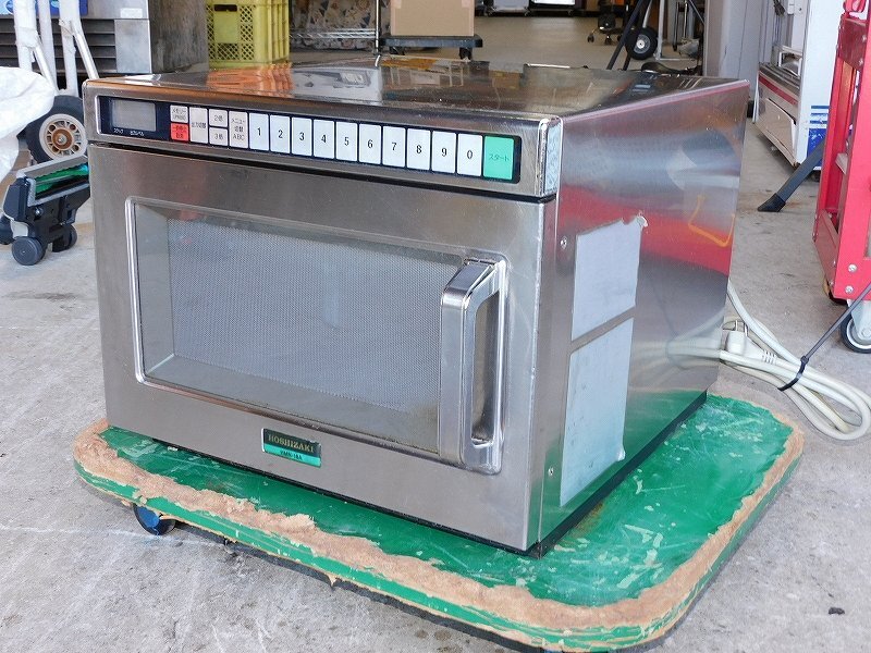 【e7184/温めOK/送料無料】ホシザキ 業務用電子レンジ HMN-18A 単相200V 2800W コンビニ 動作品 中古 清掃済み 強力拍卖