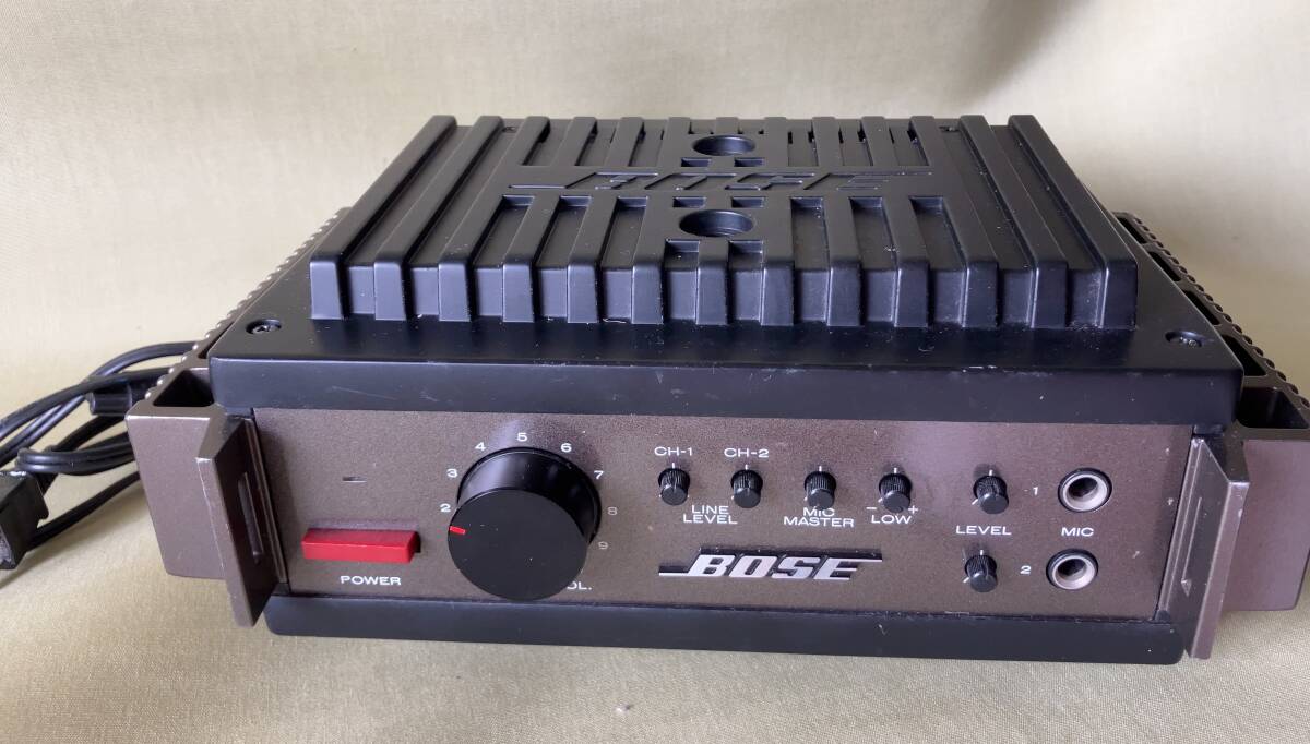 美品!bose 2705MX マイク入力をもつパワーアンプ内蔵ミキサー完動品拍卖