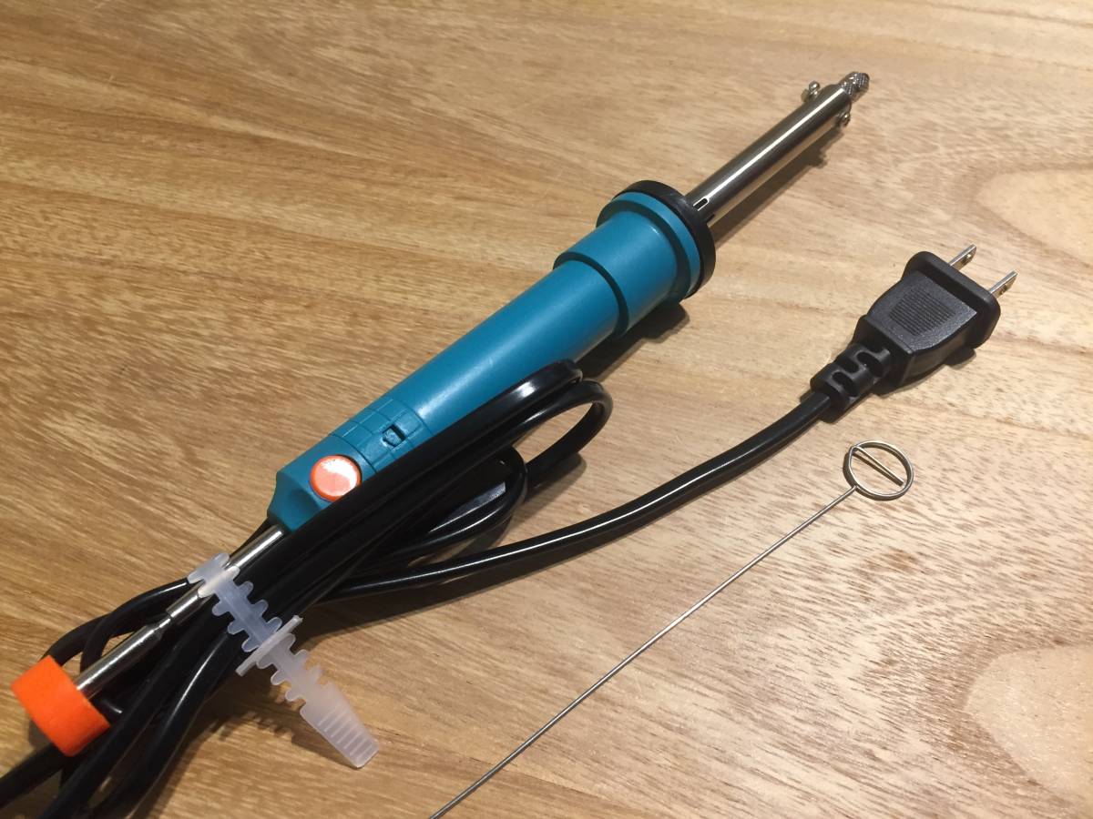 新同!ハンダ吸取器 はんだ除去ポンプ、電気吸引ガンポンプ、はんだこて先交換可拍卖