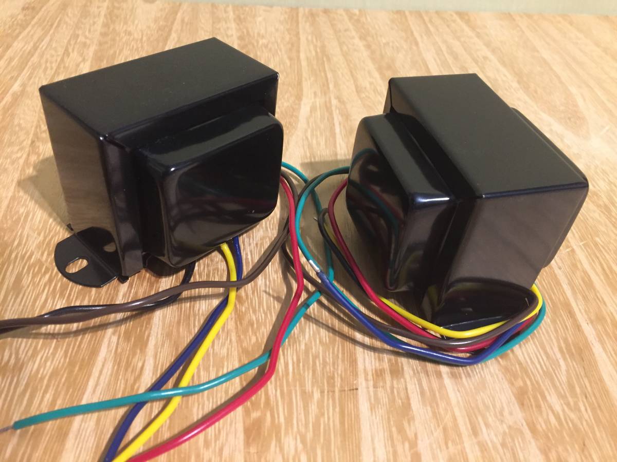 新同!真空管アンプ6BM8やEL-84 (6BQ5)6V6、7189、6GA4等用 5K/10W シングル 出力トランス ペア拍卖