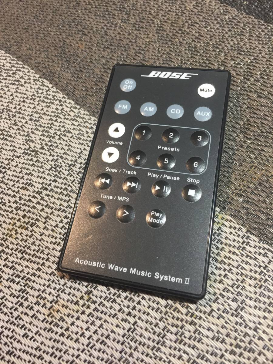 新同品、BOSE acoustic Wave music system II CDプレイヤー用リモコン拍卖