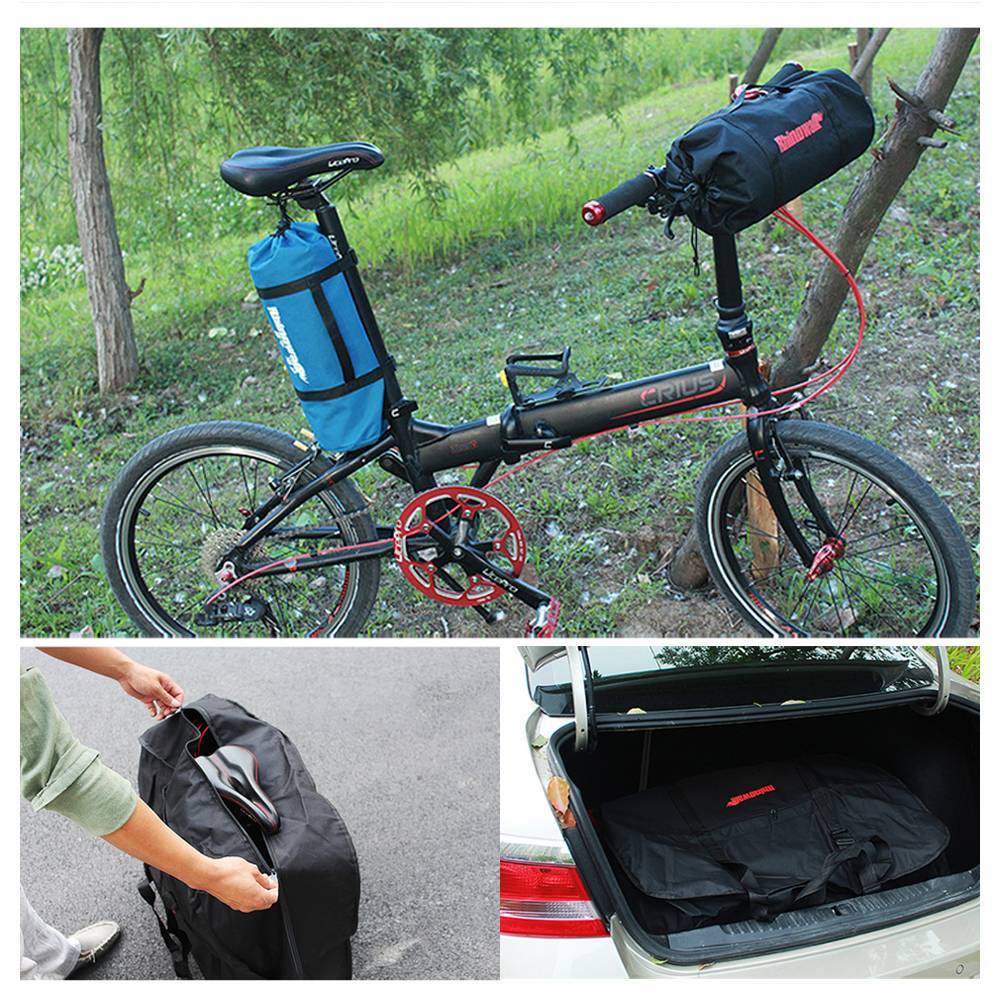 収納便利な折りたたみ自転車バッグ 16-20インチ対応 専用ケース付き拍卖