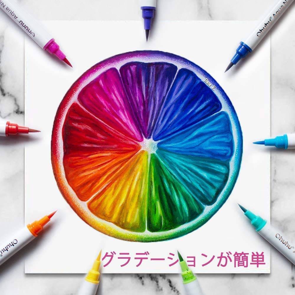 36色セット水彩ペン 水彩紙パッド 1本拍卖