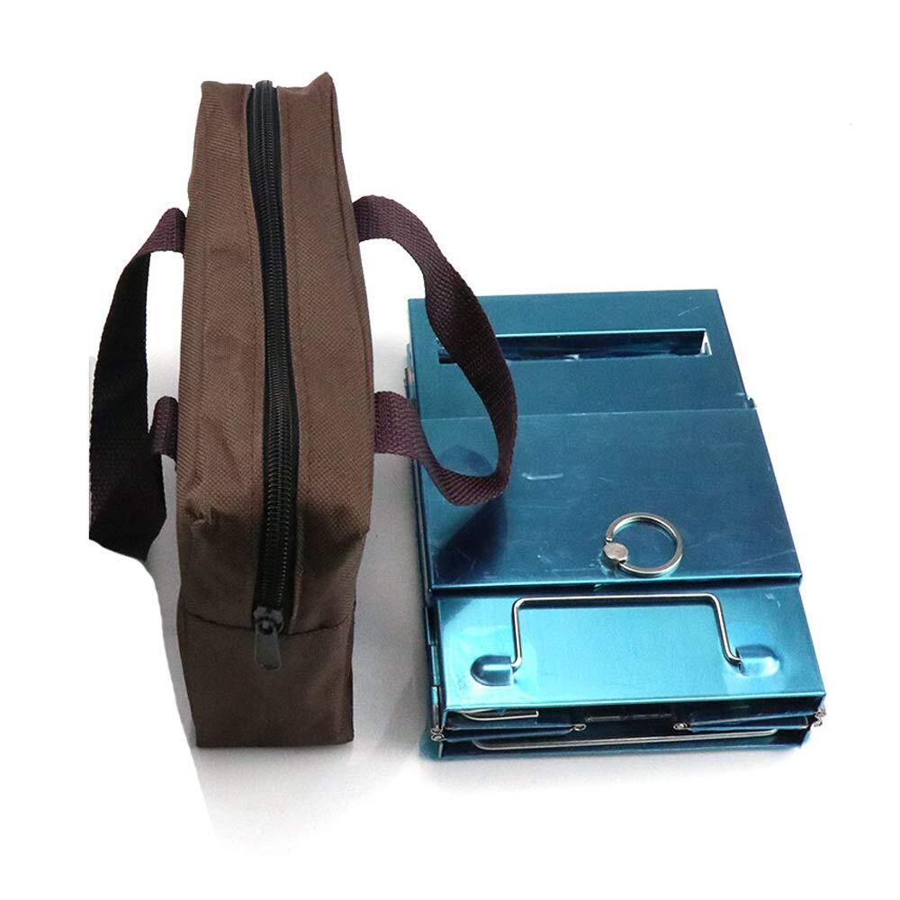 キャンプ 折りたたみ ステンレス製 収納袋付き バーベキューコンロ 焚き火台拍卖