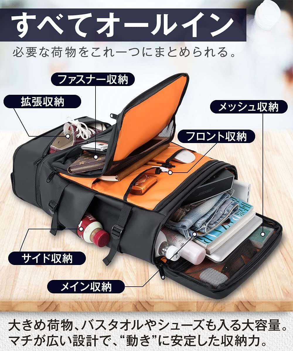 人気 大容量メンズリュックサック ハイグレード素材 防水 通学 通勤 ビジネス拍卖