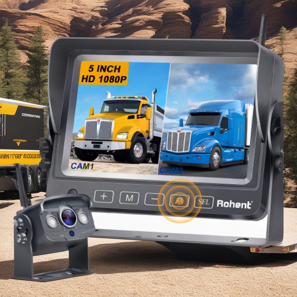 ワイヤレスセット♪5インチバックカメラモニター拍卖