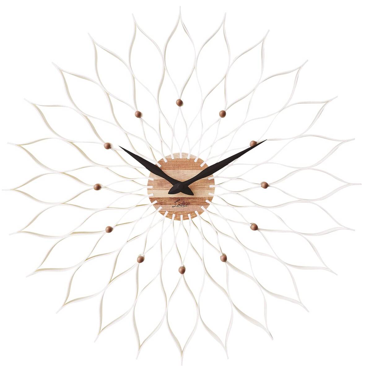 ☆満開のダリアのよう 大輪 掛け時計 高品質 安全設計 操作簡単 3選択可能拍卖