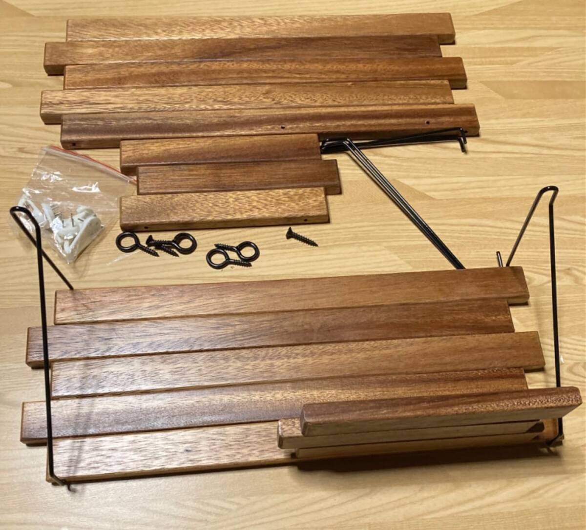 ☆ウォールシェルフ 天然木製 2点セット 新登場! ユーザー好評 長寿命仕様拍卖