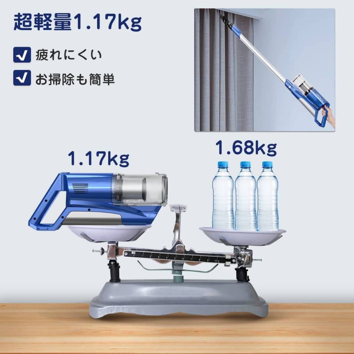 壁掛け充電&収納付きの2WAYコードレス掃除機拍卖