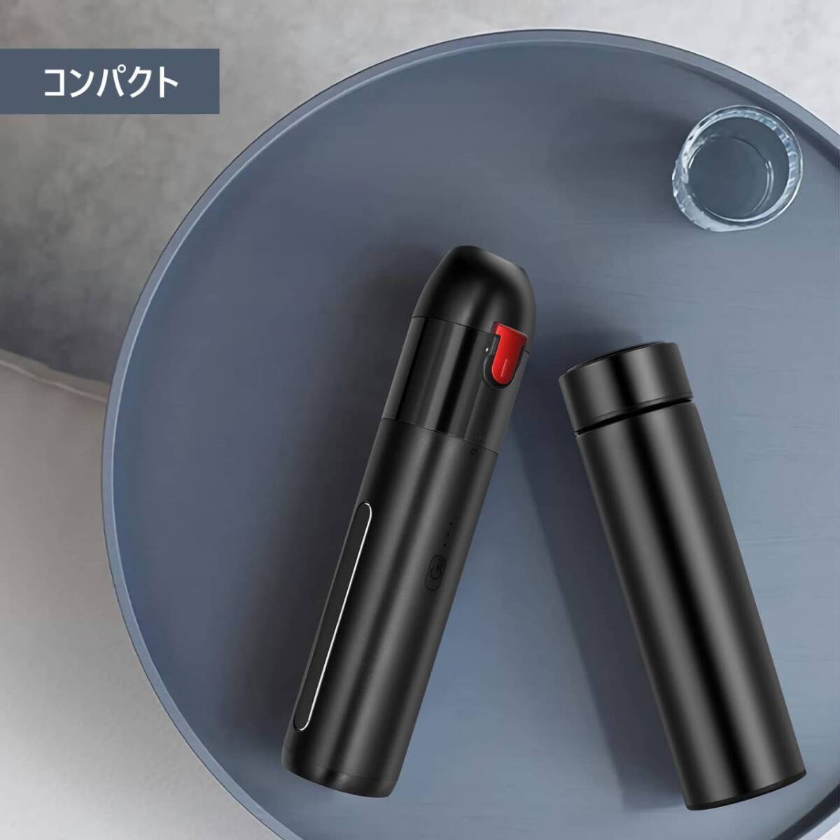 コンパクトでパワフルなコードレス掃除機 乾湿両用機能&LEDライト搭載拍卖