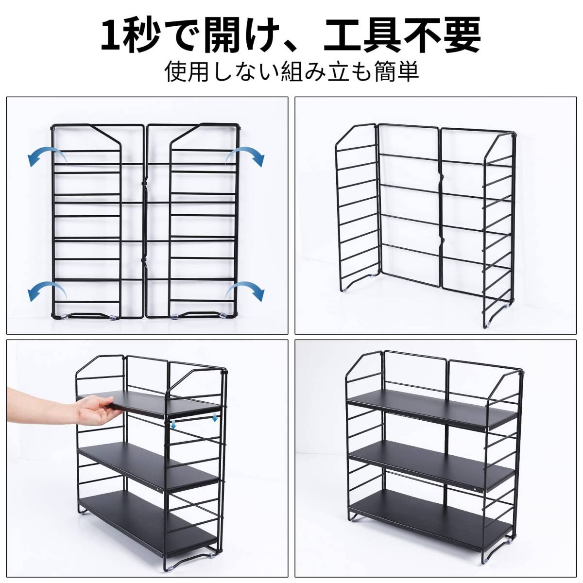 ☆3段調味料収納ラック 耐荷重&安定感 多機能 高品質 安全設計 操作簡単 3選拍卖