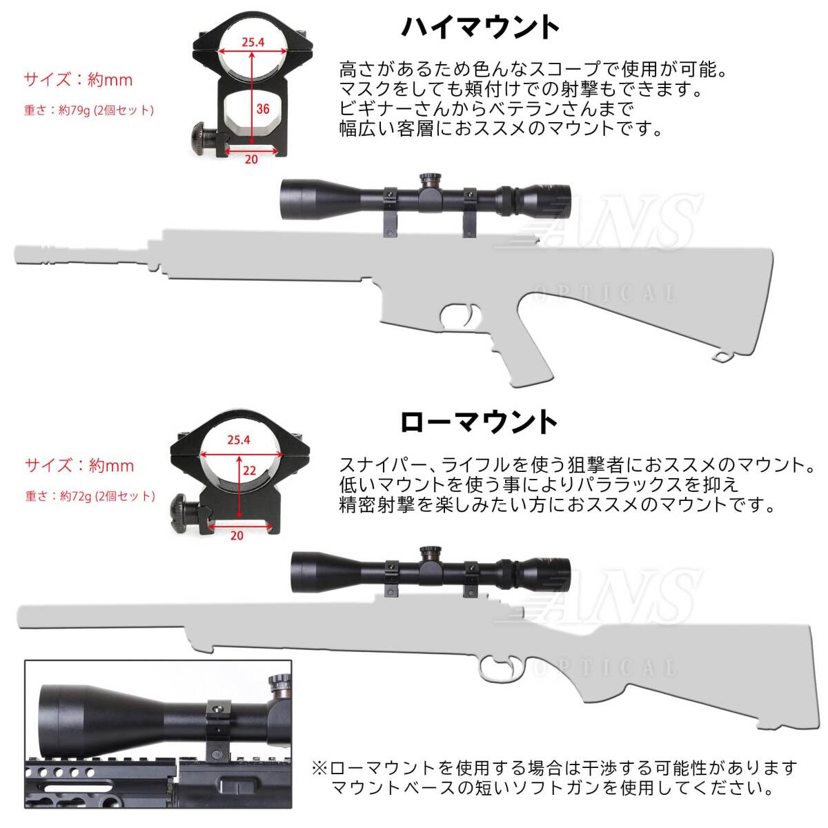 ライフルスコープ 可変ズーム キルフラッシュ拍卖