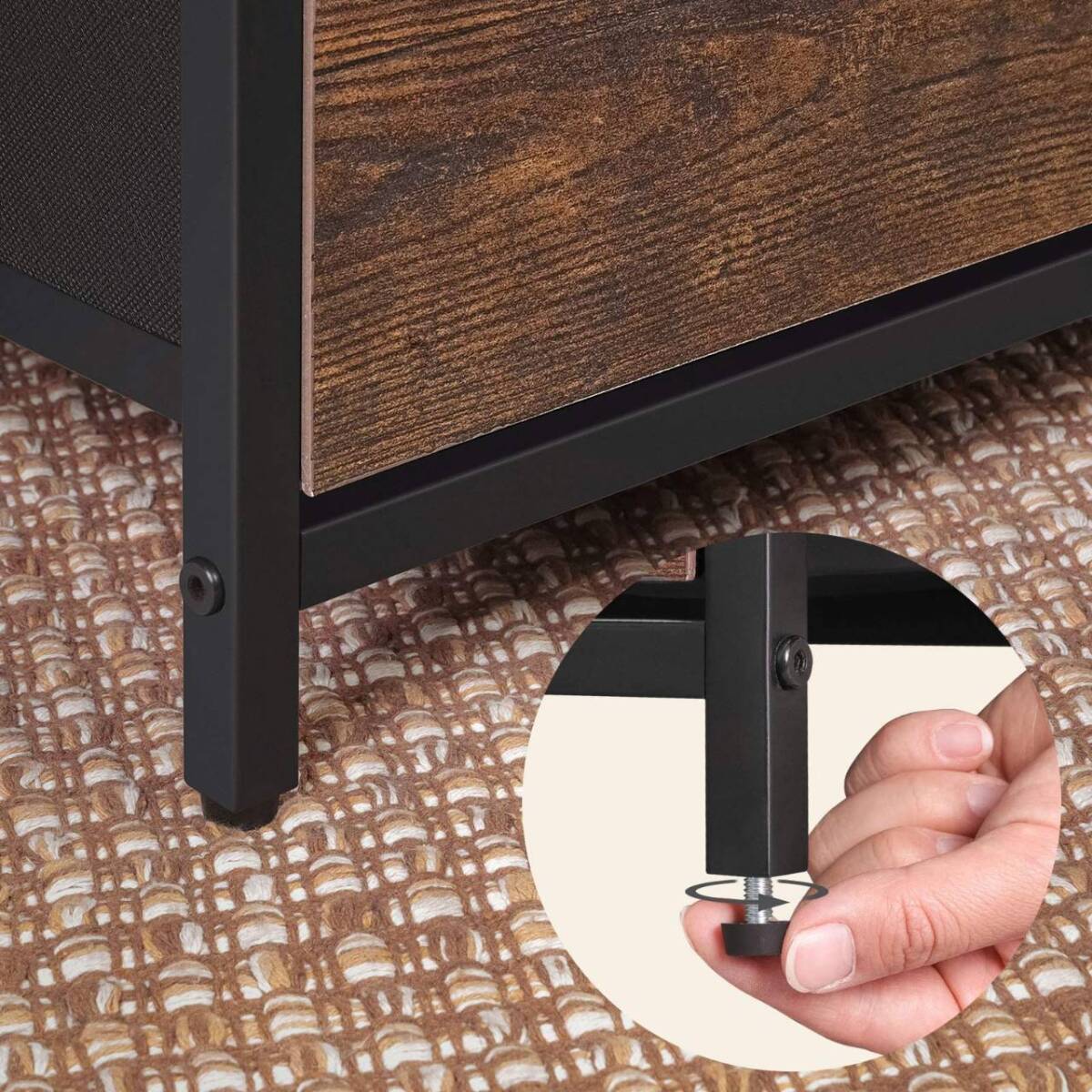 簡単組み立て収納チェスト ヴィンテージスタイル拍卖