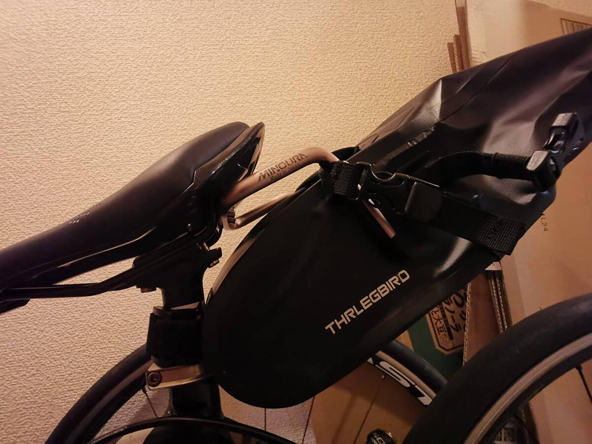 大容量4.5Lで防水仕様 自転車用サドルバッグ拍卖