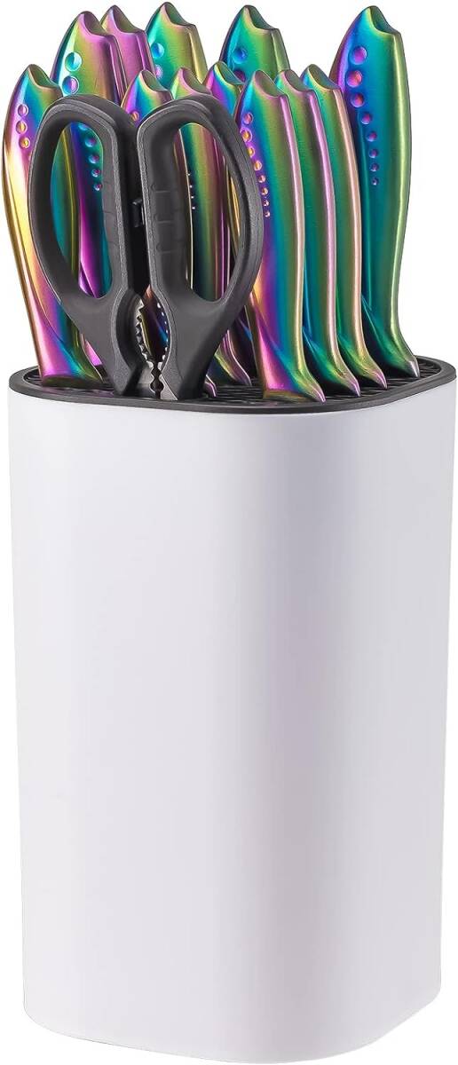 高品質 ナイフブロック PP製 包丁立て 人気 包丁差し15本用 ナイフスタンド拍卖