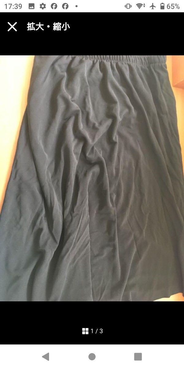 PAUL&JOE(ポールアンドジョー)絹100%スカート サイズ38ウェストゴム拍卖